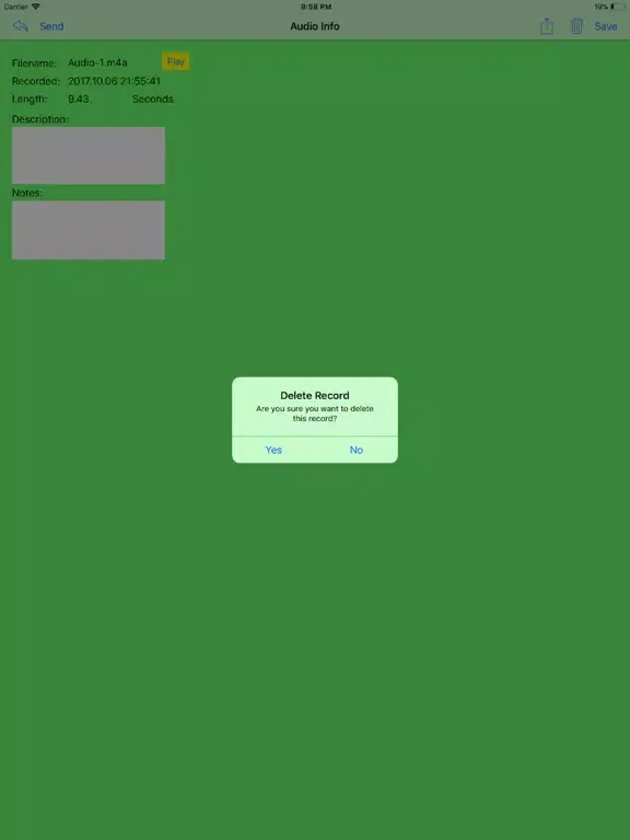 My Dictation System iPad 应用截图