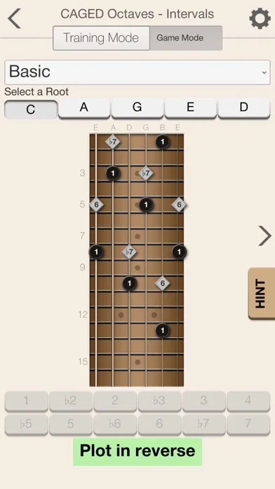 Ảnh chụp màn hình của Guitar Intervals Unleashed