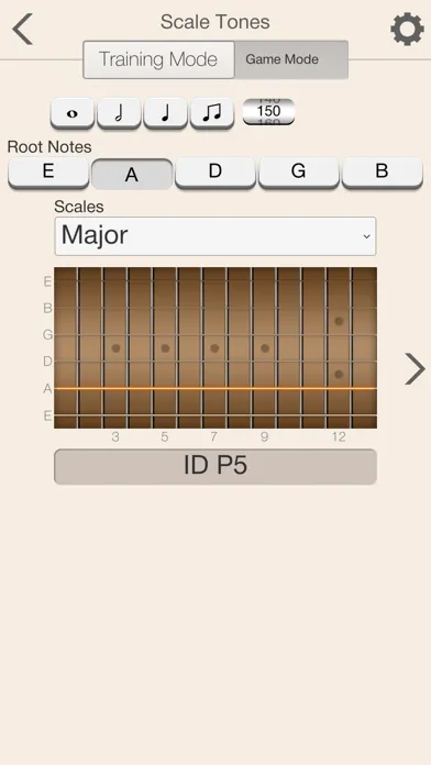 Ảnh chụp màn hình của Guitar Intervals Unleashed