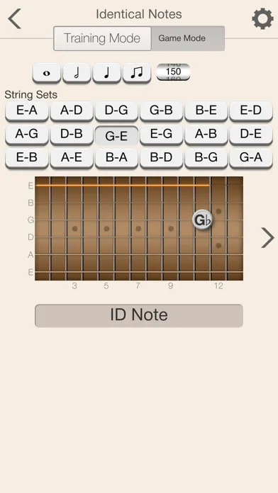 Ảnh chụp màn hình của Guitar Intervals Unleashed