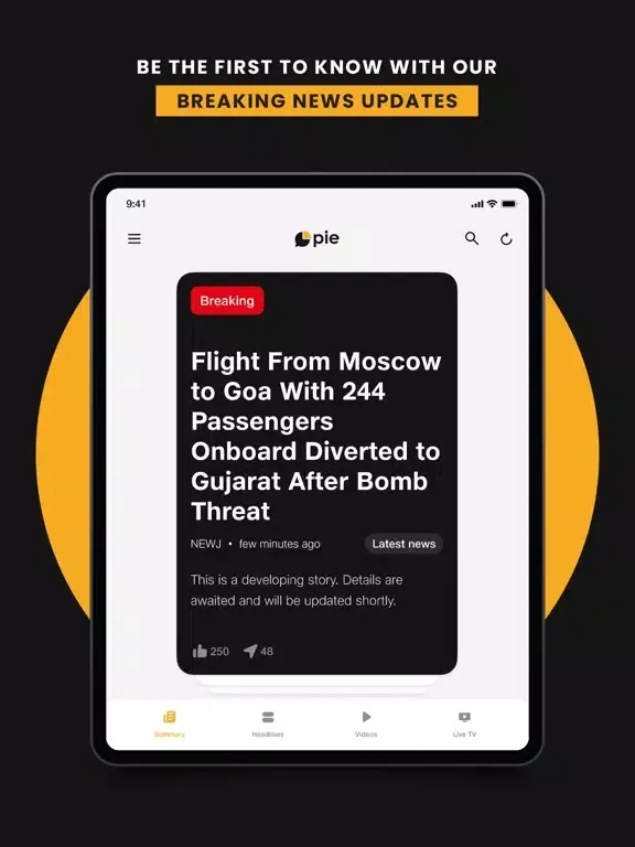Screenshot di Pie - Slice of News iPad 