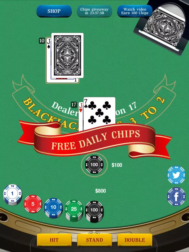 AJ Blackjack iPad  Screenshots