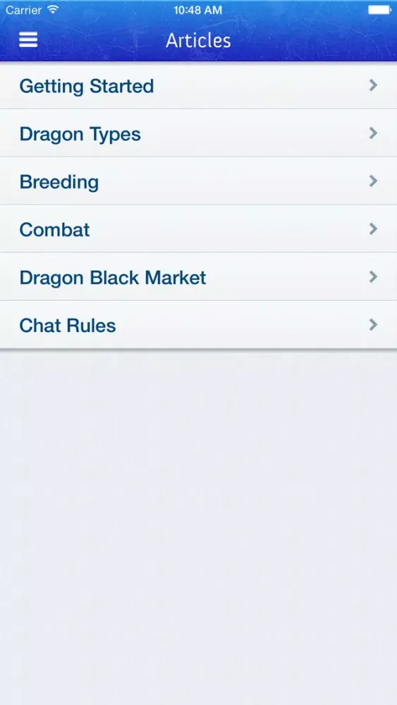 Capturas de tela do Breeding Guide for Dragon City