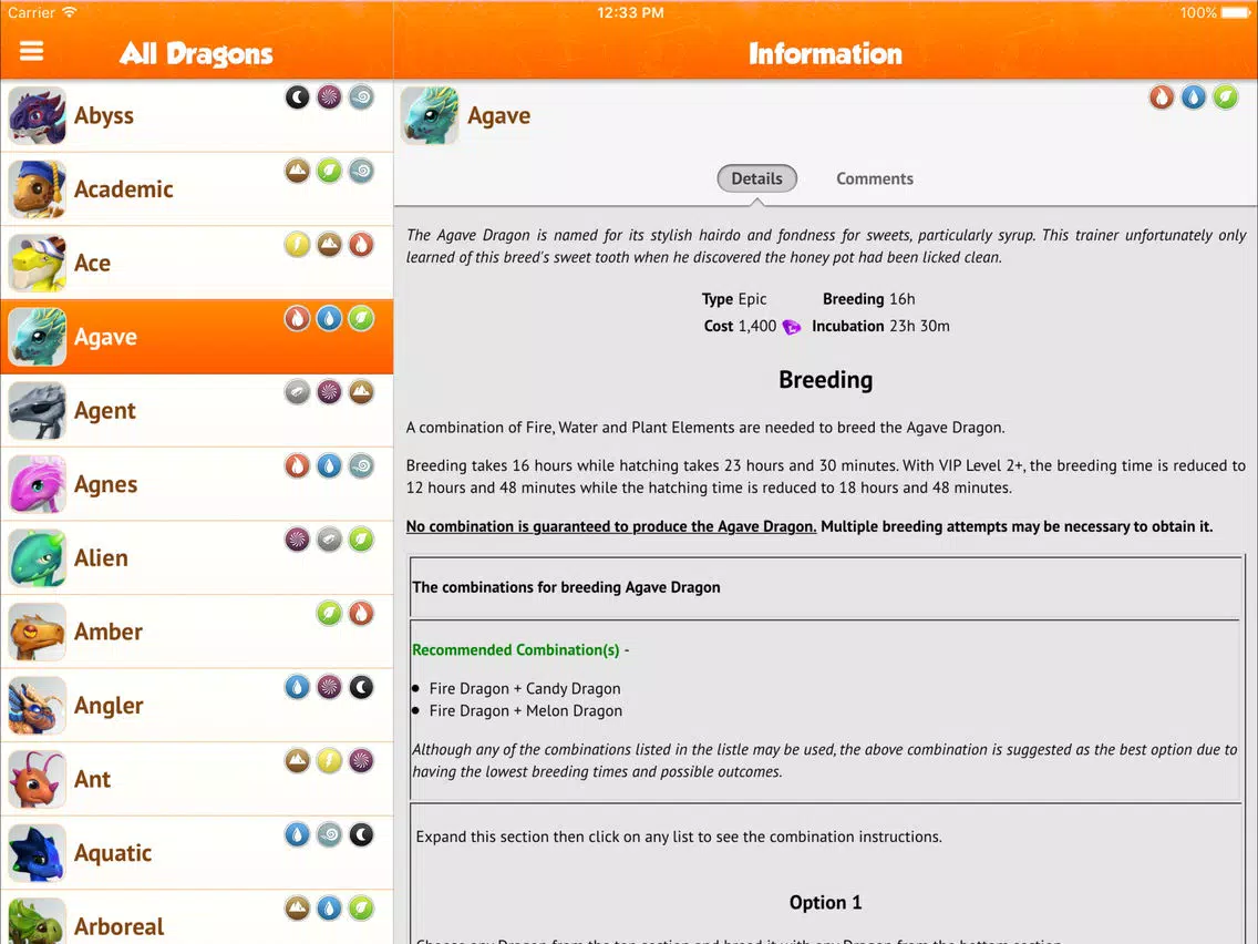 Tangkapan layar Guide to Dragon Mania Legends iPad 