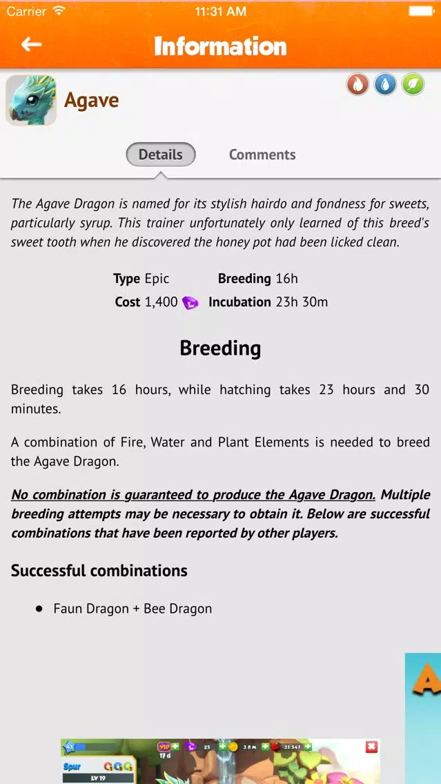 Tangkapan layar Guide to Dragon Mania Legends