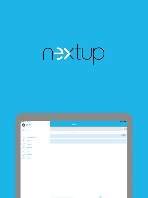 Screenshot di nextup mobile iPad 
