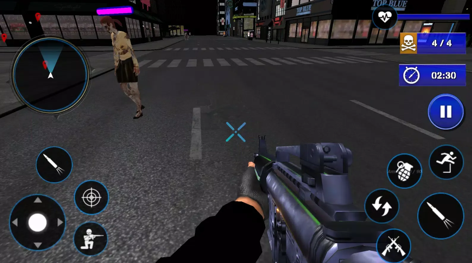 Captures d'écran de Extreme Zombie Killing War