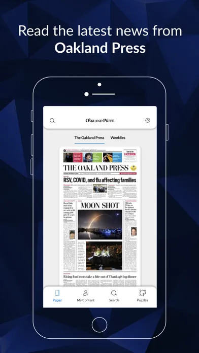 Oakland Press eEdition سکرین شاٹس