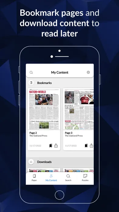 Oakland Press eEdition سکرین شاٹس