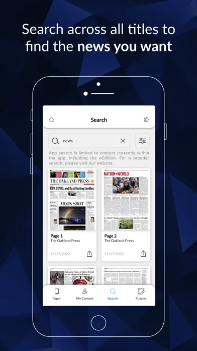 Oakland Press eEdition سکرین شاٹس