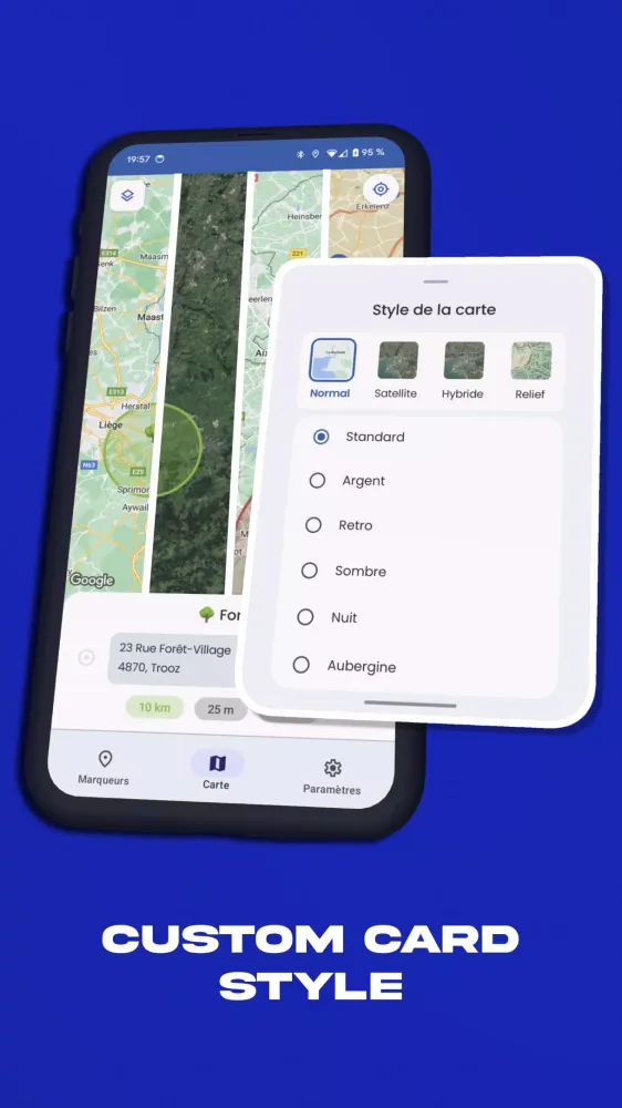 ภาพหน้าจอของ Circle distance app MapCircle