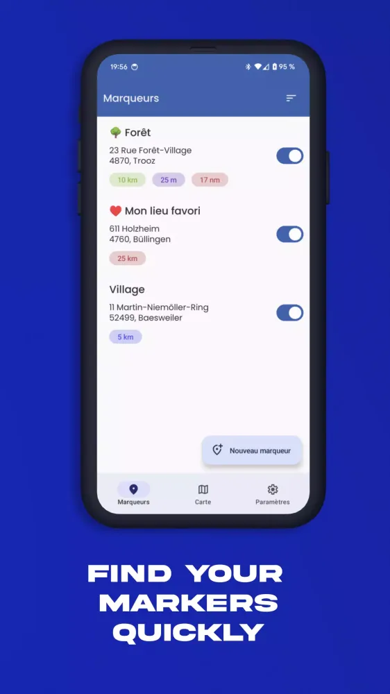 ภาพหน้าจอของ Circle distance app MapCircle