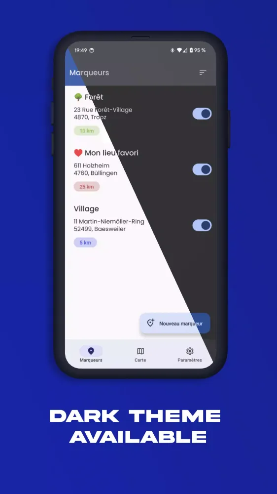 ภาพหน้าจอของ Circle distance app MapCircle
