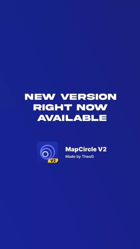 ภาพหน้าจอของ Circle distance app MapCircle
