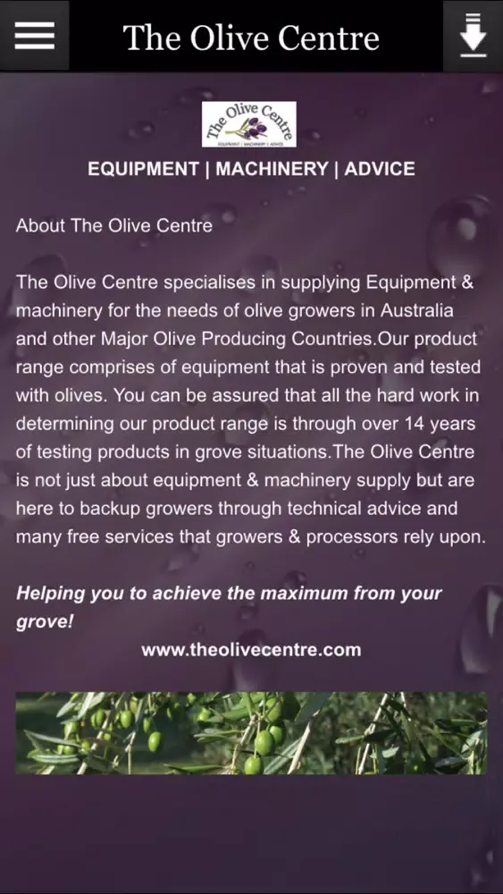 ภาพหน้าจอของ The Olive Centre