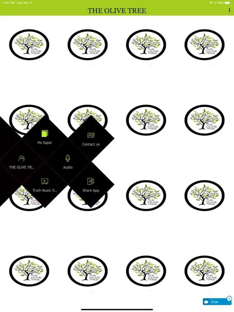 Tangkapan skrin THE OLIVE TREE APP iPad 