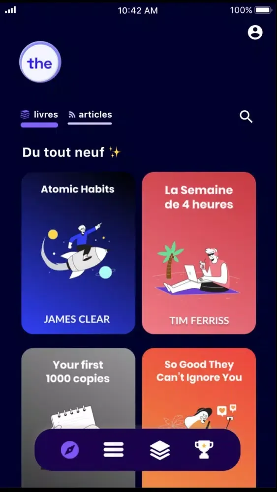 Ảnh chụp màn hình của the O - pour les entrepreneurs