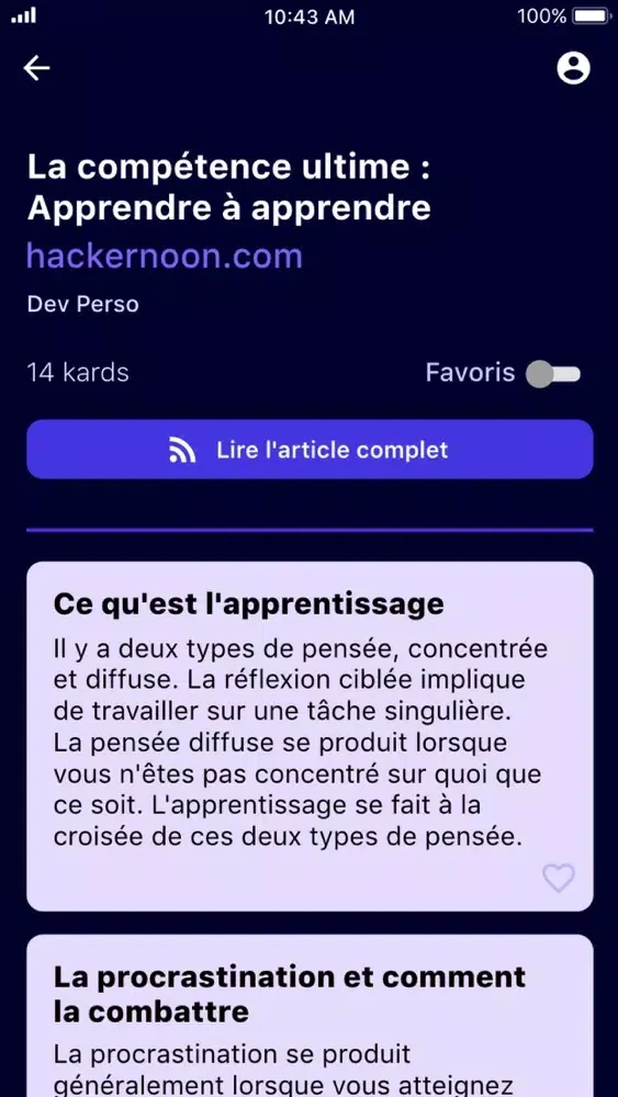 Ảnh chụp màn hình của the O - pour les entrepreneurs