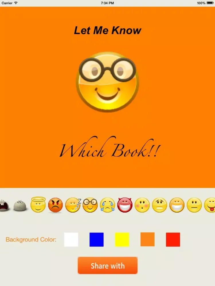 Capturas de pantalla de EmoText: Emotion and Text Customisation and Sharing iPad 