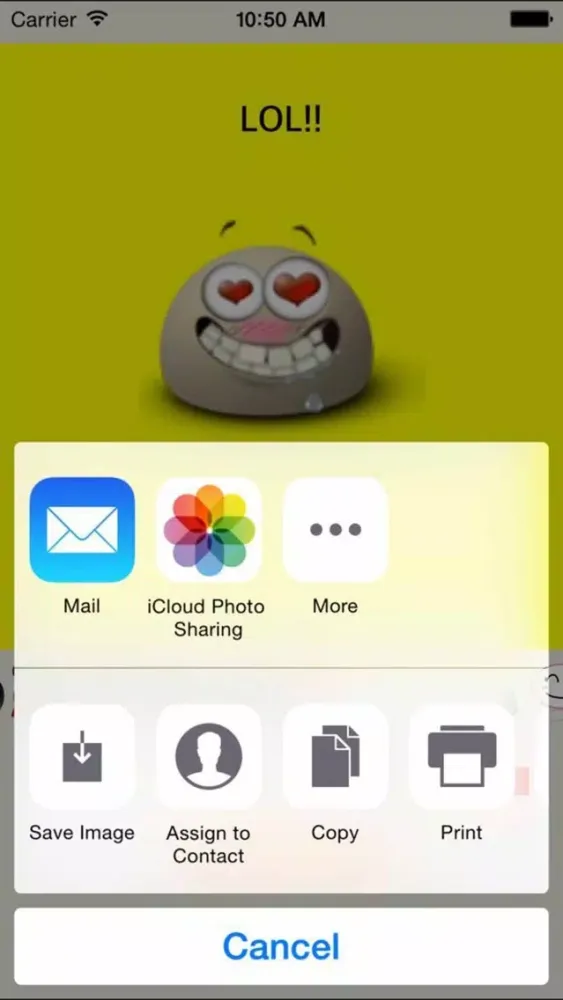 Capturas de pantalla de EmoText: Emotion and Text Customisation and Sharing