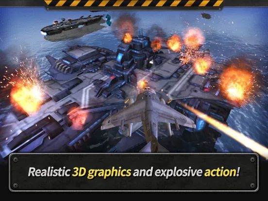 GUNSHIP BATTLE: 3D Action iPad  Screenshots