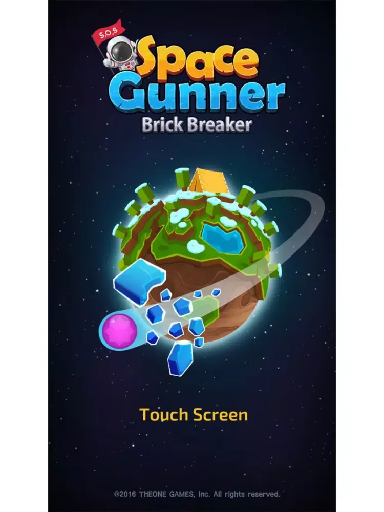 Space Gunner : Brick Breaker iPad  스크린샷