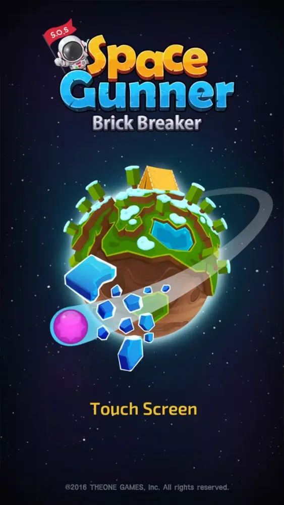 Space Gunner : Brick Breaker 스크린샷