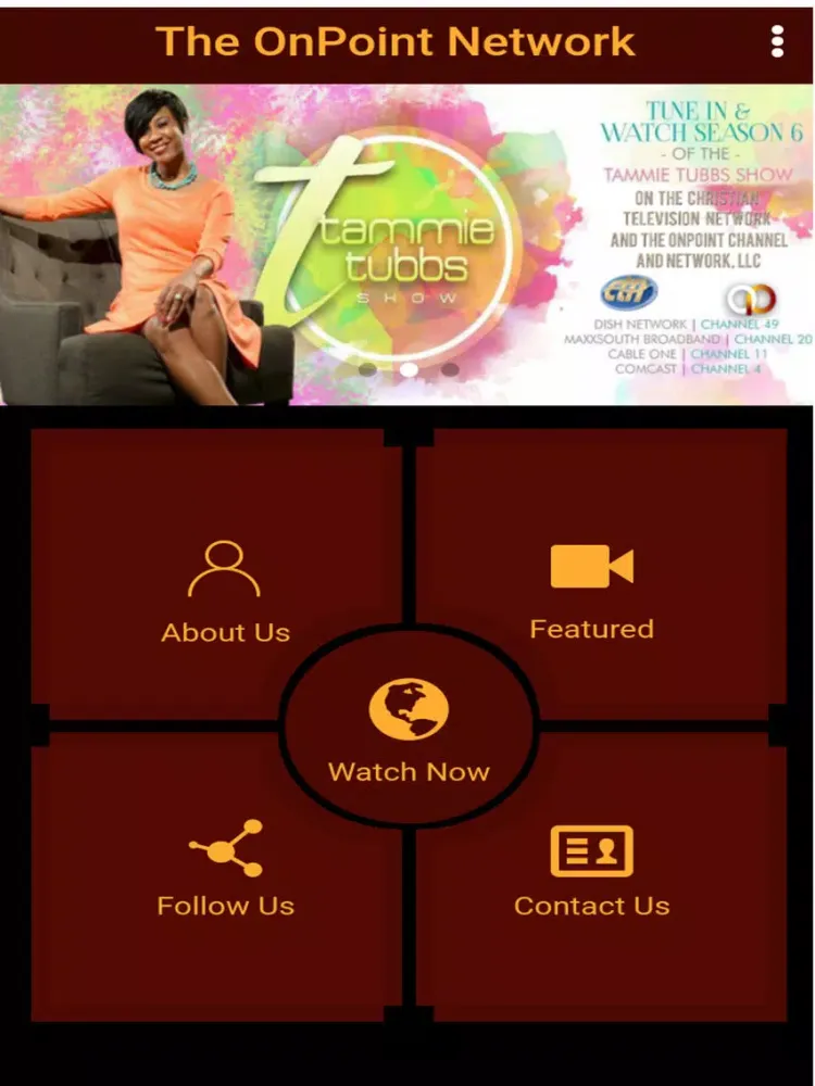 The OnPoint Network iPad 应用截图