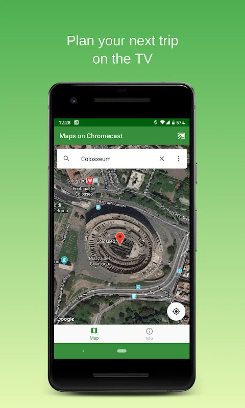 Maps on Chromecast Screenshots