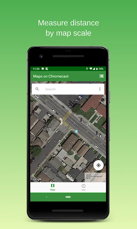 Maps on Chromecast Screenshots