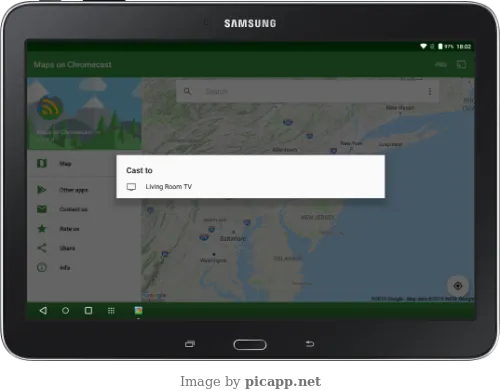 Maps on Chromecast Screenshots