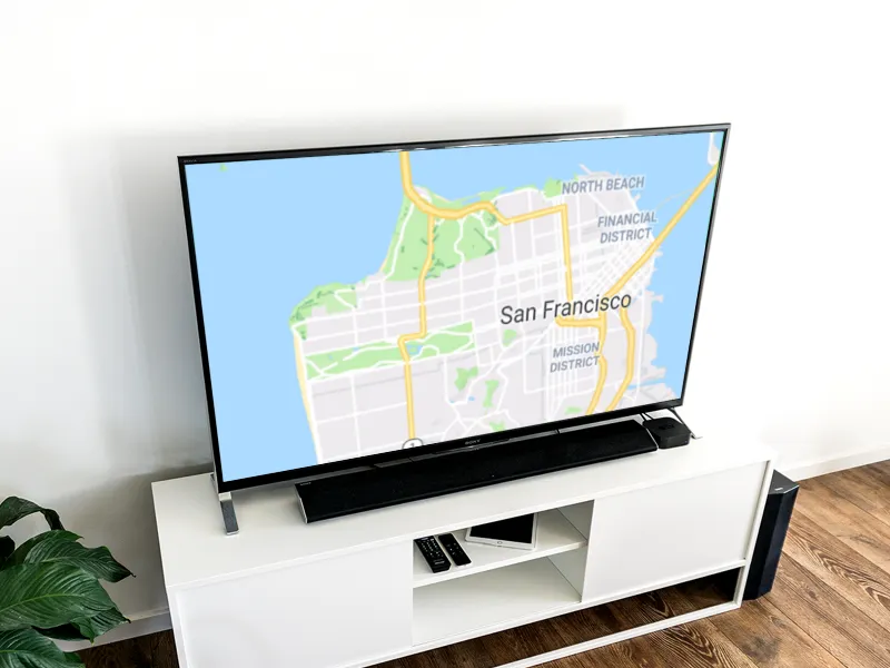Maps on Chromecast Screenshots