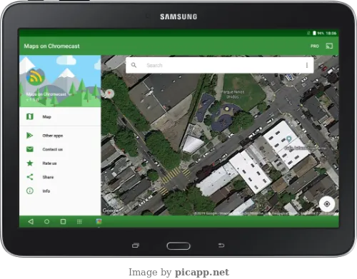 Maps on Chromecast Screenshots