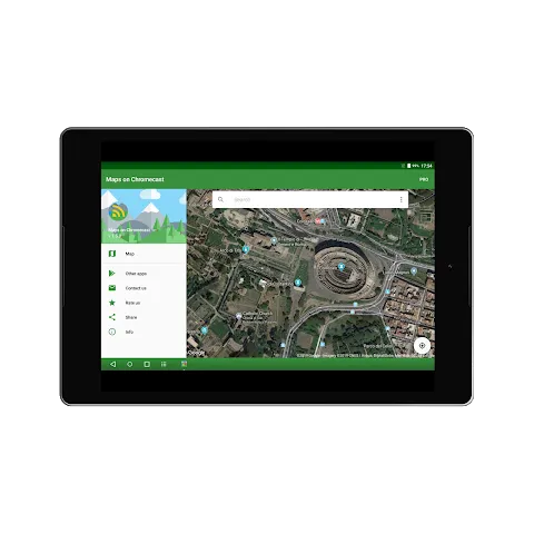 Maps on Chromecast Screenshots