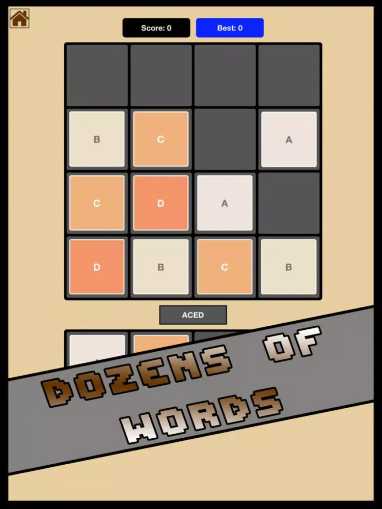 Word Tiles: Build Your Own Words Puzzle iPad  سکرین شاٹس