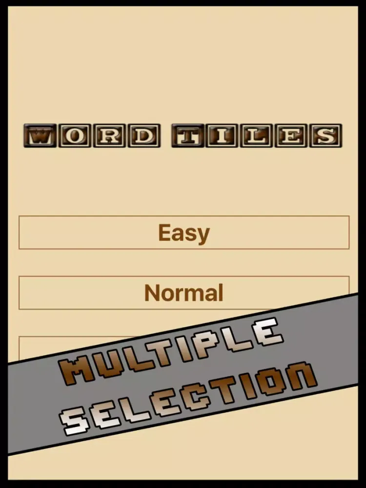 Word Tiles: Build Your Own Words Puzzle iPad  سکرین شاٹس