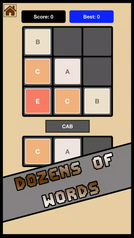 Word Tiles: Build Your Own Words Puzzle سکرین شاٹس