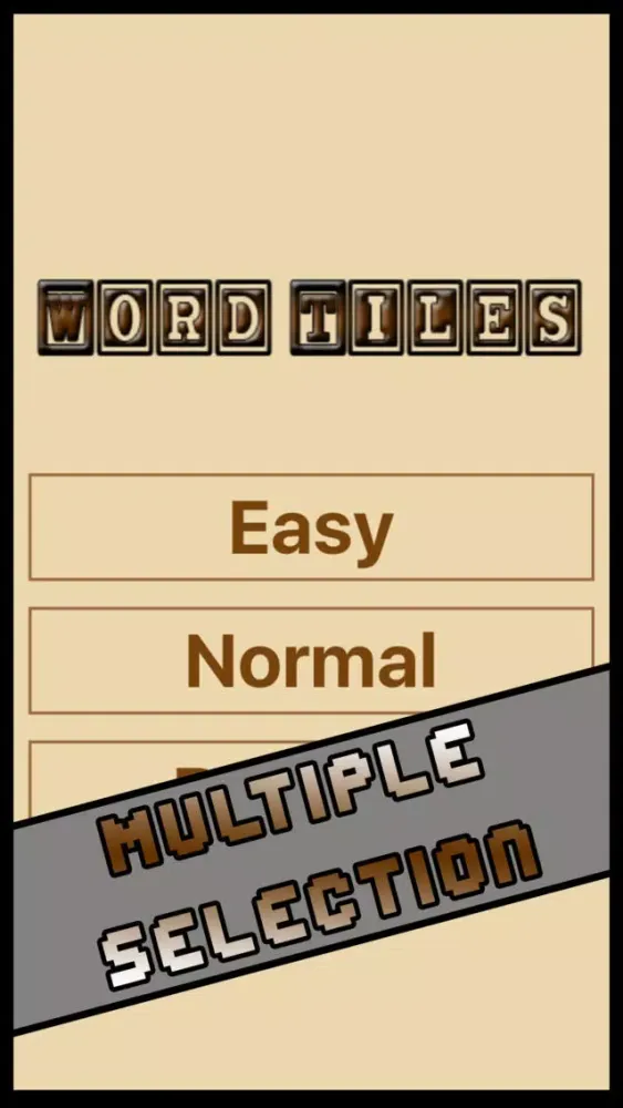 Word Tiles: Build Your Own Words Puzzle سکرین شاٹس