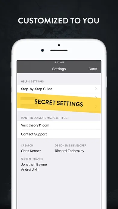 Rising Card Magic Trick Screenshots