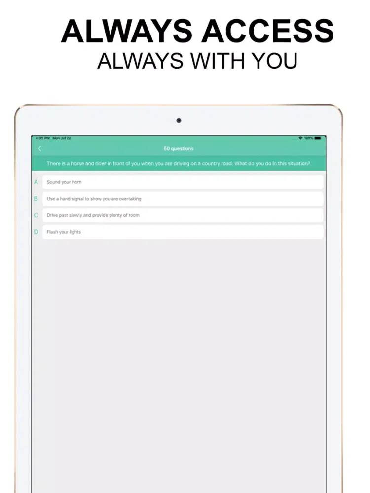 Theoryapp Driving Test UK iPad Screenshots