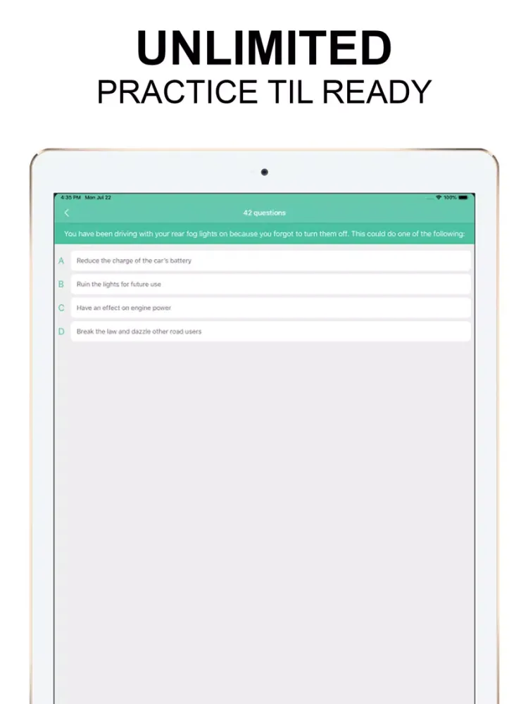 Theoryapp Driving Test UK iPad Screenshots
