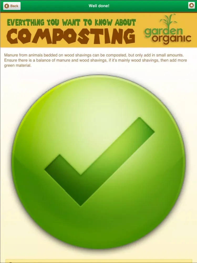 Capturas de pantalla de Organic Home Composting iPad 