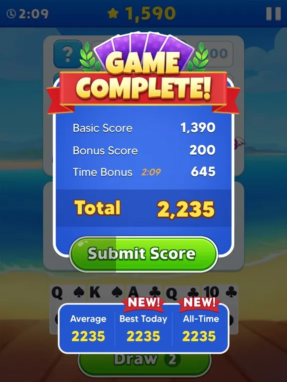 Solitaire Yatzy Cash iPad 应用截图
