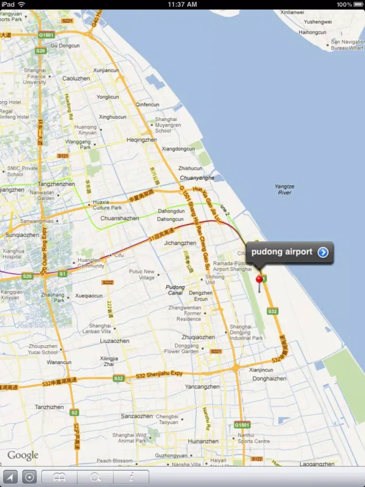 Captures d'écran de Shanghai Offline Street Map (English+Chinese)-上海离线街道地图 iPad 