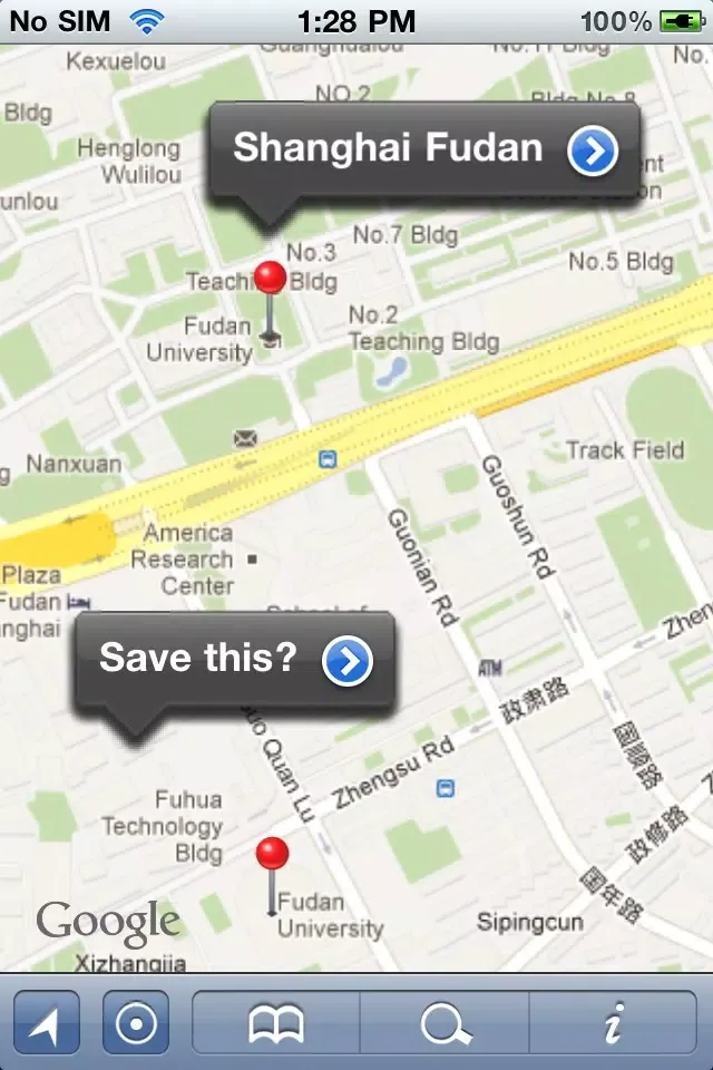 Captures d'écran de Shanghai Offline Street Map (English+Chinese)-上海离线街道地图