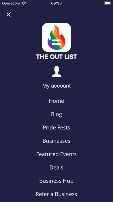 The OUT List スクリーンショット