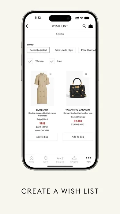 Zrzuty ekranu THE OUTNET: UP TO 70% OFF