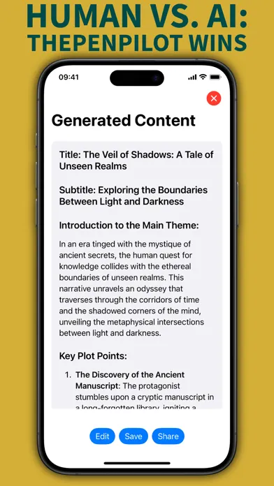 تصاویر ThePenPilot AI: AI Ghostwriter