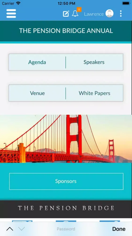 The Pension Bridge Events 2020應用截圖