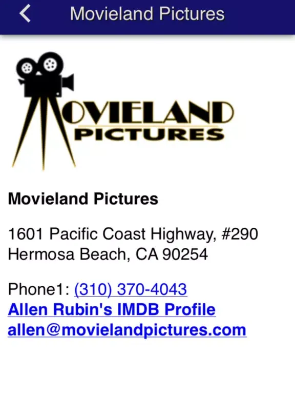 Film Production App iPad 應用截圖